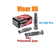 MERAH Viser X 6: For Light Bricks Red Brick/ Concrete/