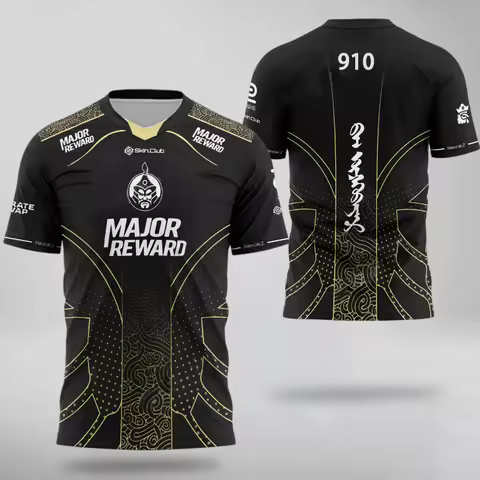 910 Jersey The MongolZ Team Uniform 2025 New CS2 Esports CSGO Training Professional Players Men T-sh