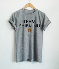 TEAM SHIBA เสื้อยืด ชิบะ เสื้อยืดสกรีน เสื้อคริปโต เสื้อ SHIB โทเคน Crypto Currency Token เสื้อบิตคอย