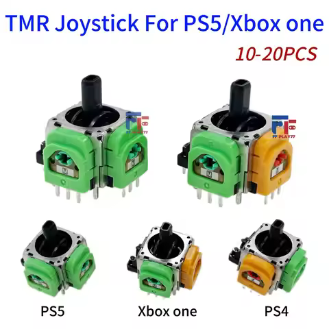 10PCS/20PCS Favor TMR Electromagnetic Joystick For XBOX One ps5 ps4 Controller 3D Analog Joystick TM