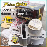 Block LC135 Block Ceramic LC135 Motorcycle Racing Ceramic Block LC135 𝟔𝟖𝐦𝐦 𝐋𝐢𝐧𝐞𝐫 + 𝟒𝐦𝐦 Block LC135 6