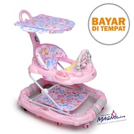 Baby Walker Wolker Spacebaby Roda Dorongan Bayi Belajar Jalan Anak Apolo Kereta Bayi Belajar Jalan.