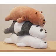 Teddy Bear We Bare Bears Doll Jumbo Lying Plush Toy 80Cm