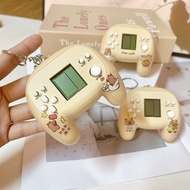 Mobile Mini Tetris Controller Game Console Kapibala Toy Dolphin Keychain game gift