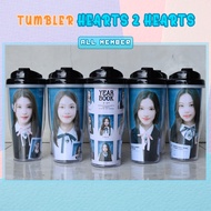 Kpop Merch Tumbler Hearts2Hearts Bonus Unofficial Photocard Fansbuatan