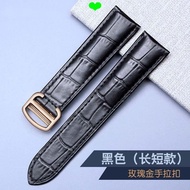 Watch Strap Suitable for Cartier Original Tank Tank solo London Blue Balloon Key Watch Strap Men Wom
