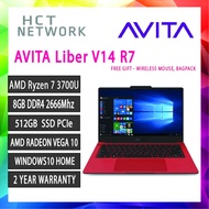 AVITA Liber V14 AVITA LAPTOP ( Ryzen 7 3700U, 8GB RAM, 512GB SSD, ATI RADEON VEGA 10 HD GRAPHICS, 14' FHD, WIN10 HOME )