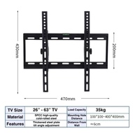 TV Bracket Adjustable TILT 14 -32 26 -55 32 -70 Inch Universal Tv Wall Mount Bracket Braket Gantung 