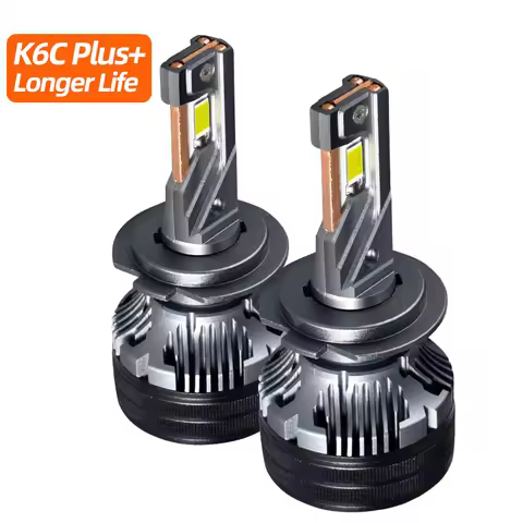 LED H7 H4 H11 9005 Long Life Version Led Headlight Bulb 6000K K6C PLUS HB3 HB4 Lamp 65W/75W Bulb H1 