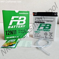 แบตเตอรี่ น้ำ FB รุ่น 12N11-3B 12V 11AH (เติมน้ำกรดแล้ว ทิ้งไว้20นาทีแล้วชาร์จนะครับ จะได้ทนๆ)