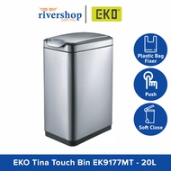 EKO Tina Touch Bin EK 9177MT - 20L Multi-Purpose Stainless Steel, Garbage Dustbin Waste bin for Rest