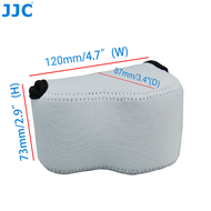 JJC Neoprene Camera Pouch Bag Protective Sleeve Case for Sony ZV-E10 A6500 A6400 A6300 A6100 A6000 A