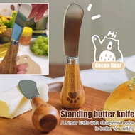 Standing butter knife