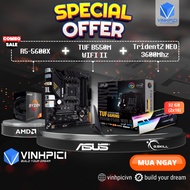 AMD COMBO Computer Set (R5 5600X + TUF B550M WIFI II + Trident Z NEO 3600MHz 32GB 16GBx2)