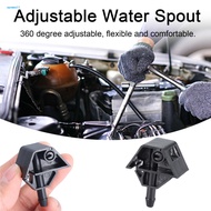  360 Degree Adjustable Water Spout Quick Easy Installation 360 Degree Adjustable Car Front Windshield Wiper Nozzle for Nissan Qashqai Easy Installation Fan Spray Jet