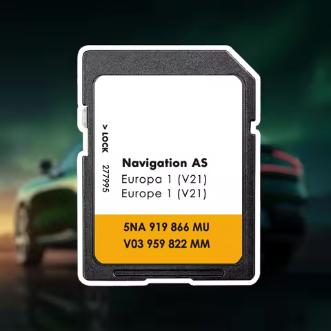 32GB SD Card GPS Navigation Europe 2025 Maps for VW Car Sat Nav MIB2 5NA 919 866 MU V22 Free Shippin