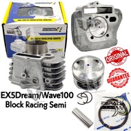 Honda EX5 Dream Wave100 Espada Racing Engine Cylinder Block Semi 54mm EX5Dream W100