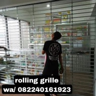 rolling grel/grille rolling door alumunium