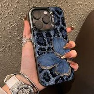 Leopard Butterfly New Colorful Painted Anti-Drop Phone Case Protective Cover Compatible With Iphone 