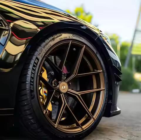 JJS Private Custom Deep Concave Forged Brushed Polished 5x120 5x112 5x114.3 18 19 20 21 22 Inch Raci