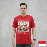 T-shirt DistroOriginal Men's Short Sleeve Shirt Buy 4 Get 1 Free Random August 4 motif