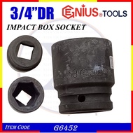 G6452 3/4"DR X 6PT 52mm TO 75mm GENIUS IMPACT SOCKET / GENIUS IMPACT BOX SOCKET
