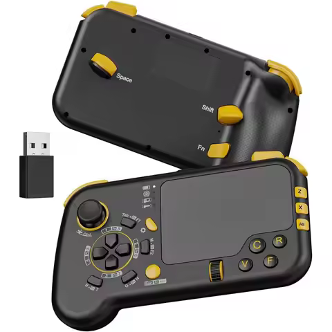 2.4G Wireless Gaming Controller with Gyro, Touchpad, Keyboard, and Mouse for Xbox Series X|S, One, P