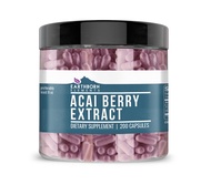 Earthborn Elements Acai Berry Extract 200 Capsules, Pure & Undiluted, No Additives