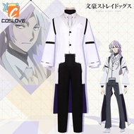 Anime Bungo Stray Dog Sigma Cosplay Clothing Full Set Costume Outfits For Adult White Coat Cosplay N