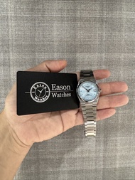 ❤️公價$5550 冰藍面 PRX 透明玻璃錶底 自動機械錶 ✅證書 ✅盒 TISSOT T137.207.11.351.00