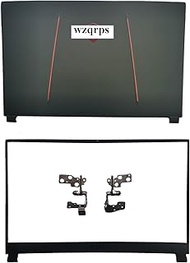 Replacement Laptop LCD Cover Back Rear Top Lid with Front Bezel Hinges for MSI GE75 GP75 GR75 Raider