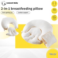 Breast Feeding Pillow Baby U Shaped Bantal Removable Slope Pillow