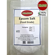 [HMVS] Food Grade Pure Magnesium Sulfate Epsom Salt 100g/200g/500g/1kg (HALAL)(泻盐)