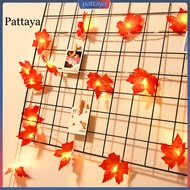 {pattaya}  Maple Leaf Garland Lights Led Maple Leaf Lights 40 Led Maple Leaf Garland Fairy Lights fo