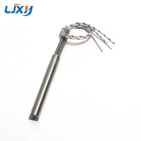 LJXH 2PCS 15mm 90~150mm Cartridge Heaters Low Pressure Cylindrical 316SUS Tube 190/210/230/250/320W 