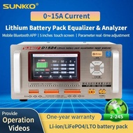 ☬SUNKKO D1524 15A High Current Lithium Battery Equalizer Pressure Difference Repair Balancer Bat ✌☢