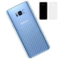 Carbon Fibre Back Sticker Samsung Galaxy S7 Edge S8 S9 S10 Plus Note 7 8 9 10 PRO FE Back Film A30