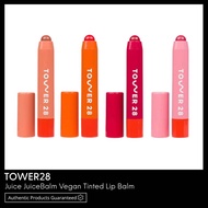 TOWER28 JuiceBalm Vegan Tinted Lip Balm พร้อมส่ง & เเท้