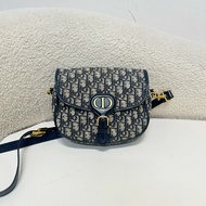 Dior/迪奧 Bobby中號老花馬鞍包 經典帆布刺繡