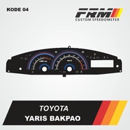 COD Custom Panel Bakpao Bisa Yaris Speedometer