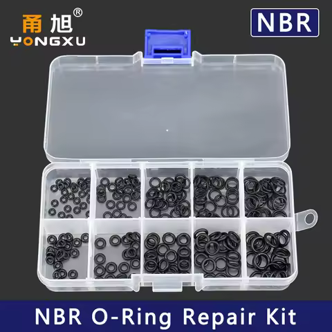 VMQ NBR Seal Ring Silicone Kit Thickness 1 / 1.5mm Nitrile Rubber NBR O-Ring Gasket Sealing Ring O R