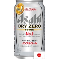 【Made in Japan】[Zero calories and zero sugar] Asahi Dry Zero [Non-alcoholic [350ml x 24]
