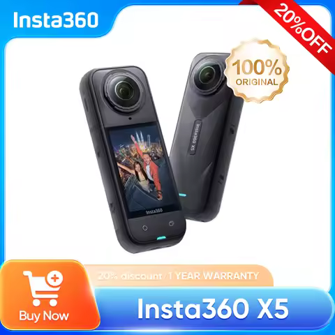 Insta360 X5 360 Action Camera 2025 New 8K 30fps Replaceable Lenses Triple AI Chip Superior Low Light