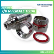 Coaxial Connector 7/8 N Female LDF5 Thick A&P Technology Korea KN114