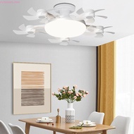 FUSIONFLASH 5 Heads Ceiling Fan Light, 2 in 1 3 Lighting Modes Hanging Fan with LED Light, Wind Spee