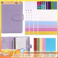 A6 Notebook Budget Binder, Budget Sheets Waterproof Zipper Bags, PU Money Organizer for Cash with La