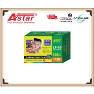Astar 65mmx95mm Laminating Film / Plastik Laminate / Laminate Film