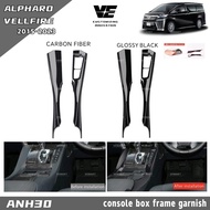 Vemart toyota Alphard vellfire anh30 2015-2023 car console box frame garnish accessories agh30