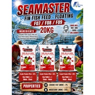 [F07] [20 KG] MAKANAN IKAN SEAMASTER FLOATING PELLETS / PROTEIN 43% / MAKANAN IKAN TINGGI PROTEIN