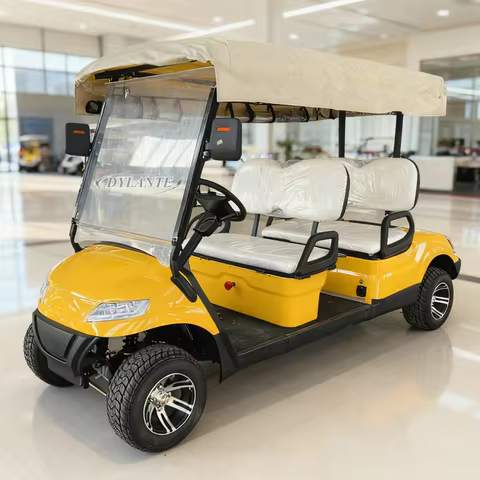 Street Legal Electric Golf Carts 4 Seats 5000W Scooter Go Kart ATV Adult Touring Classic Solar Golf 